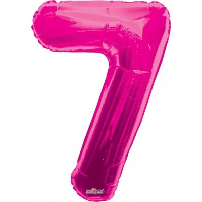 GLOBO CONVER NUMERO JUMBO #7 MAGENTA