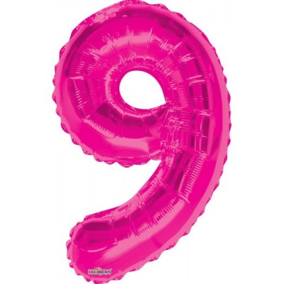 GLOBO CONVER NUMERO JUMBO #9 MAGENTA