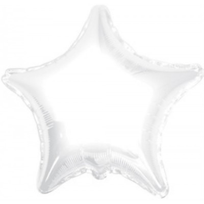 GLOBO CONVER #4S ESTRELLA SOLIDO BLANCO