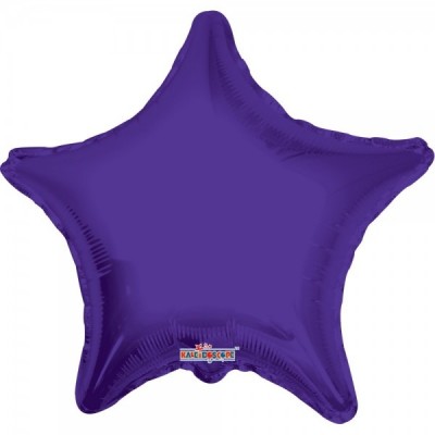 GLOBO CONVER #9S ESTRELLA SOLIDO MORADO
