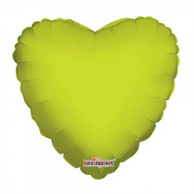 GLOBO CONVER #9H CORAZON SOLIDO VERDE KIWI