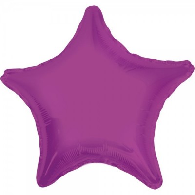 GLOBO CONVER #22S ESTRELLA SOLIDO VIOLETA