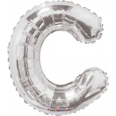 GLOBO CONVER LETRA MINI C PLATA