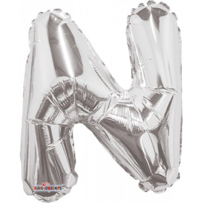 GLOBO CONVER LETRA MINI N PLATA