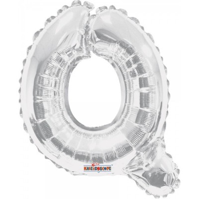 GLOBO CONVER LETRA MINI Q PLATA