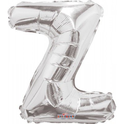 GLOBO CONVER LETRA MINI Z PLATA