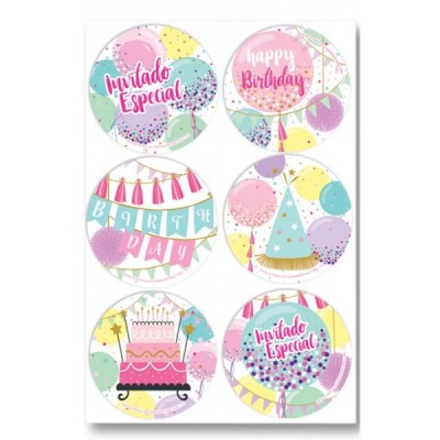 DISTINTIVO GMK-G HAPPY BIRTHDAY SWEET #731 C/24 --