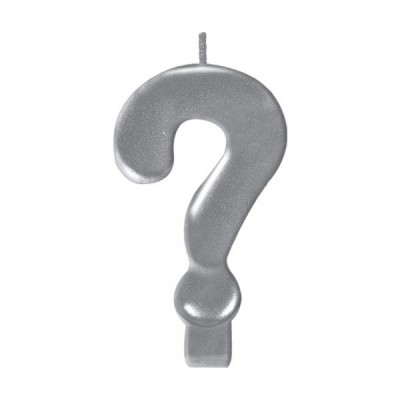 VELA NUMERICA METALICA PLATA #? GMK-EURO --