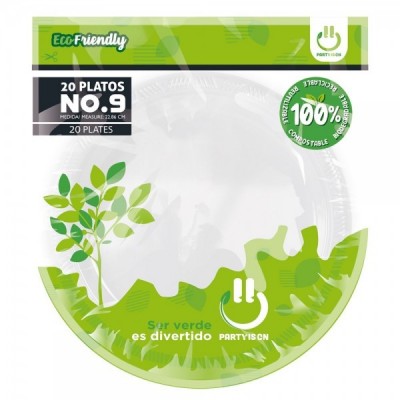 PLATO PARTY IS ON #9 COLOR BLANCO C/20 --