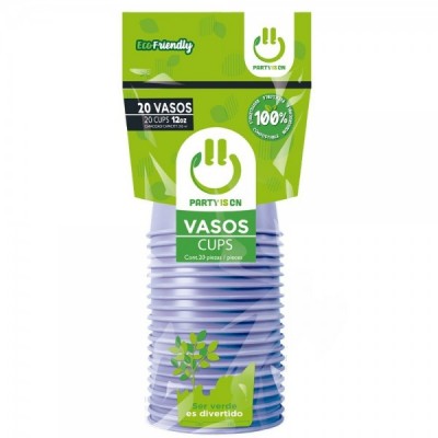 VASO PARTY IS ON #12 COLOR LAVANDA C/20 --