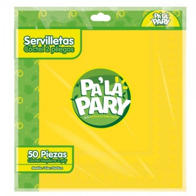 SERVILLETA COCTEL PARTY IS ON AMARILLO C/50 --