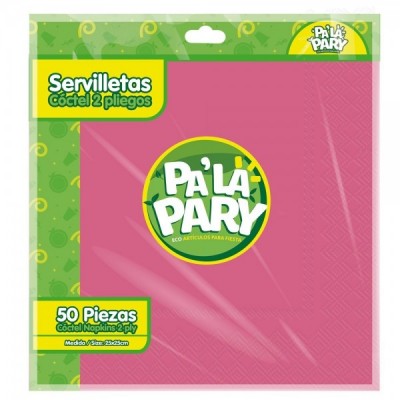 SERVILLETA COCTEL PARTY IS ON MAGENTA C/50 --