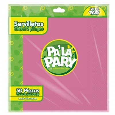 SERVILLETA COCTEL PARTY IS ON ROSA C/50 --