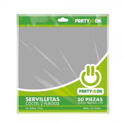 SERVILLETA COCTEL PARTY IS ON PLATA C/50 --