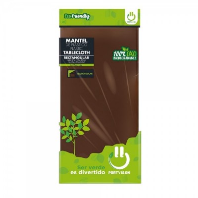 MANTEL TABLON PARTY IS ON COLOR CHOCOLATE 1PZA --