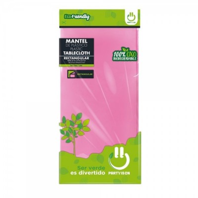 MANTEL TABLON PARTY IS ON COLOR ROSA 1PZA --