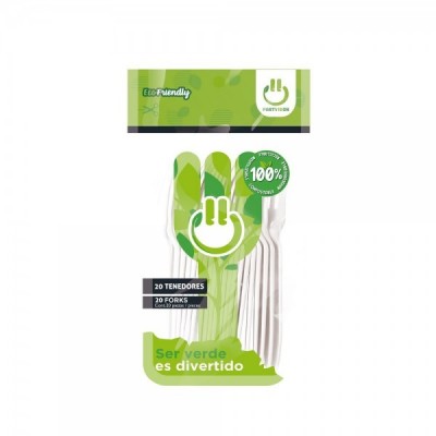 TENEDOR PARTY IS ON COLOR BLANCO C/20 --