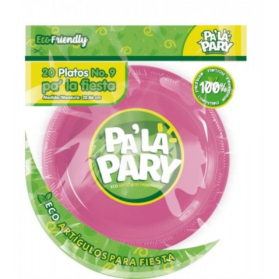 PLATO PALAPARY #9 COLOR ROSA C/20 --