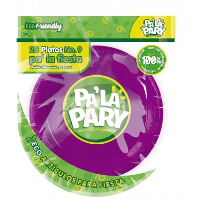 PLATO PALAPARY #9 COLOR MORADO C/20 --