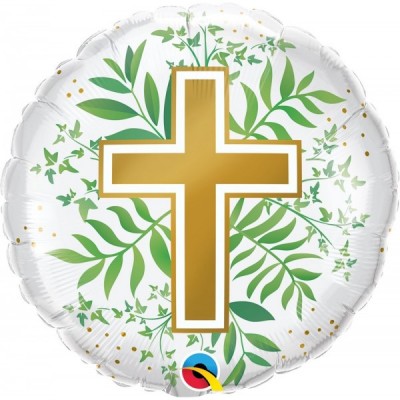 GLOBO QUALATEX #18C GOLDEN CROSS & GREENERY