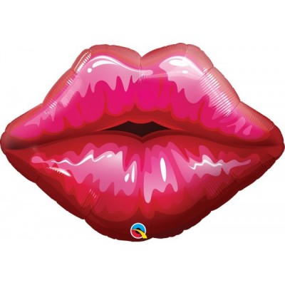 GLOBO QUALATEX #30SHP LABIOS ROJOS PARA BESAR (40134)