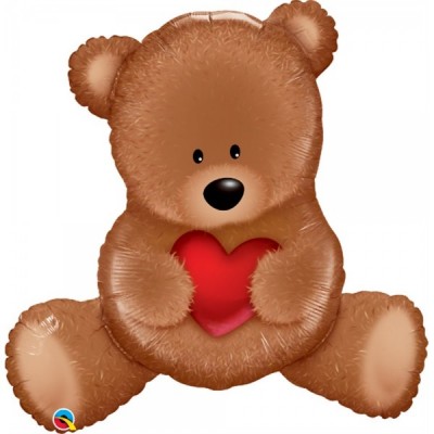 GLOBO QUALATEX #35SHP LOVE OSO DE PELUCHE (65141)
