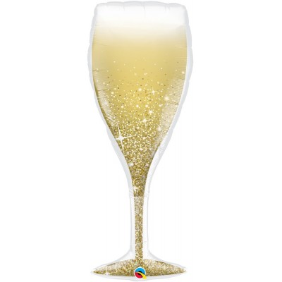 GLOBO QUALATEX #39 GOLDEN BUBBLY WINE GLASS (26653)