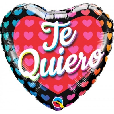GLOBO QUALATEX #18H TE QUIERO CORAZONES GRANDES