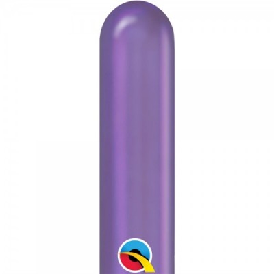 GLOBO QUALATEX #260 CHROME PURPURA 20PZ