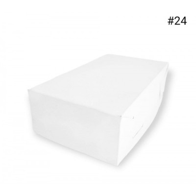 CAJA BLANCA P/REGALO #24 C/25 (15X26X7.5CM) LUVENORO