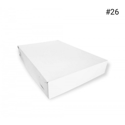 CAJA BLANCA P/REGALO #26 C/25 (19X32X6CM) LUVENORO