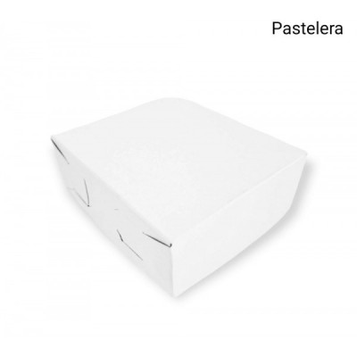 CAJA BLANCA P/REGALO PASTELERA C/25 (30.5X35X10CM) LUVENORO