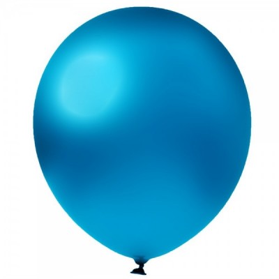 GLOBO DON CONFETI #12 CHROME BLUE C/50 --