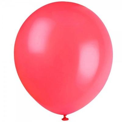GLOBO DON CONFETI #9 ESTANDAR ROSE RED C/50 --