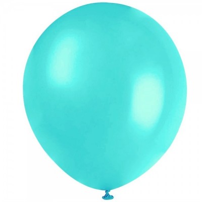 GLOBO DON CONFETI #9 ESTANDAR TIFFANY BLUE C/50 --