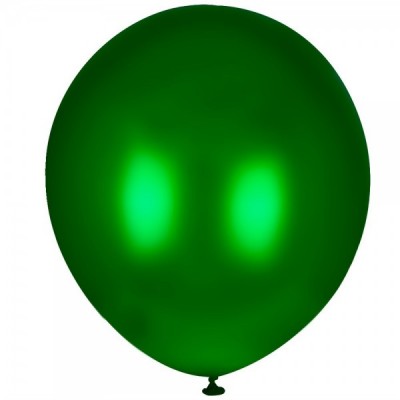 GLOBO DON CONFETI #9 ESTANDAR DARK GREEN C/50 --