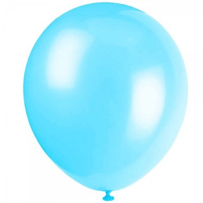 GLOBO DON CONFETI #9 MACARRON BLUE C/100 --