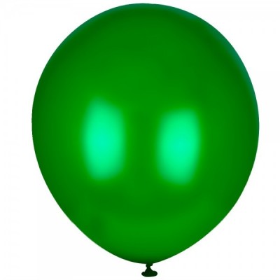 GLOBO DON CONFETI #12 ESTANDAR GREEN C/50 --