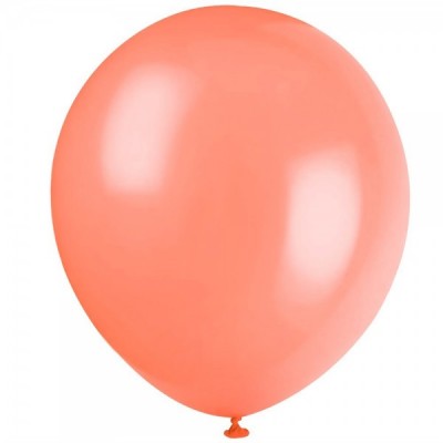 GLOBO DON CONFETI #12 MACARRON RED C/50 --