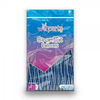 GLOBO WEPARTY CHROMATIC #260 AZUL C/50 --