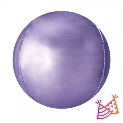 GLOBO WEPARTY ESFERA SOLIDO #18 LILA C/2