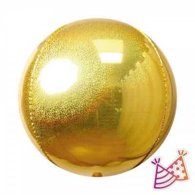 GLOBO WEPARTY ESFERA #24 GLITTER ORO