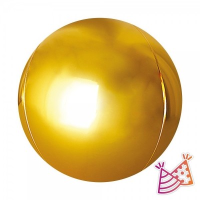 GLOBO WEPARTY ESFERA SOLIDO #24 ORO DORADO