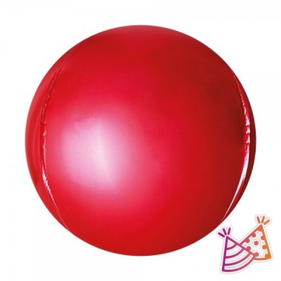 GLOBO WEPARTY ESFERA SOLIDO #32 ROJO