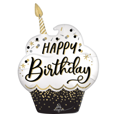 GLOBO CONVER SPRSHP CUPCAKE BIRTHDAY WISHES