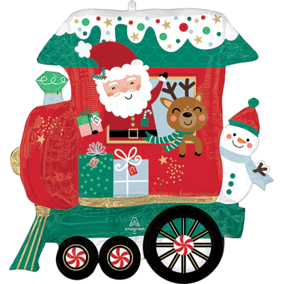 GLOBO CONVER SPRSHP NORTH POLE EXPRESS TRAIN