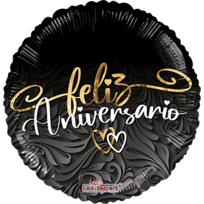GLOBO CONVER #18C ANIVERSARIO NEGRO