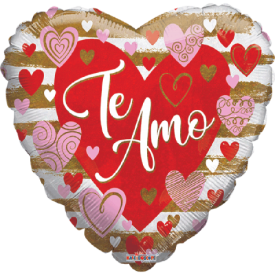 GLOBO CONVER #18H CORAZONES Y LINEAS