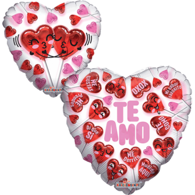 GLOBO CONVER #18H TE AMO LOULIPOPS