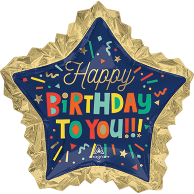 GLOBO CONVER #36S BRIGHT BIRTHDAY BLOCKS